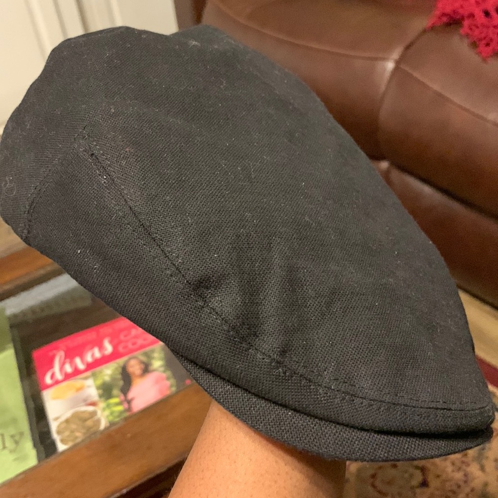 Stetson Black Newsboy Cap (L/XL)